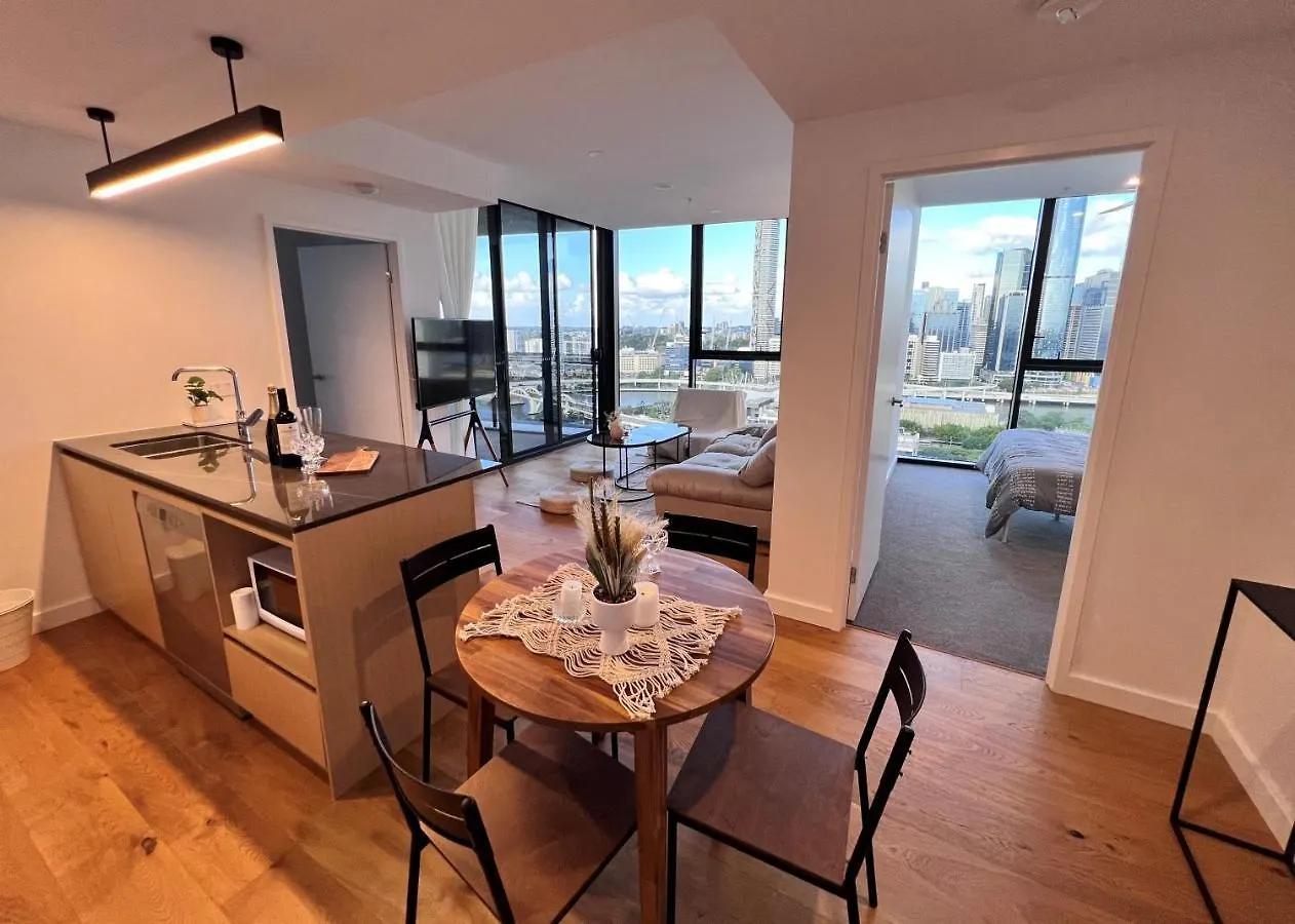 Brand New Riverview 2Bd Apartment At South Bank Brisbane
